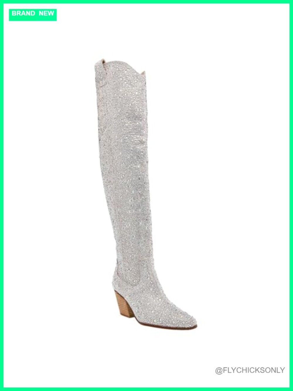 Women's Thigh High Over The Knee Boots Rhinestone